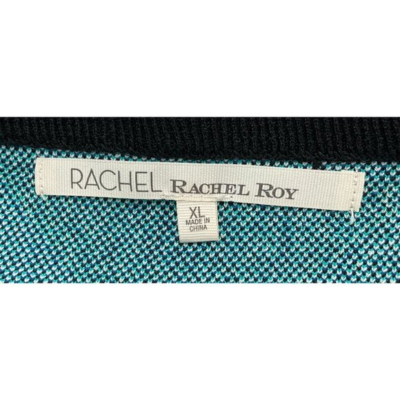 Rachel Roy Elastic Waist Colorful Aztec Knot Tribal Pattern Knit Mini Skirt XL - Picture 4 of 7